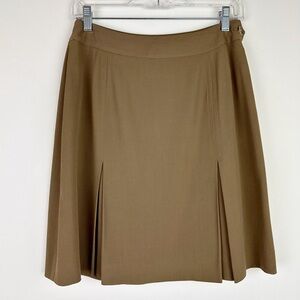 Jones New York 90's Wool-Blend Pleated Skirt
